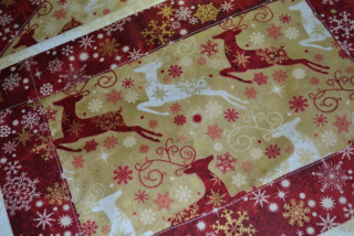 Vánoční prostírání reindeer prance No.1